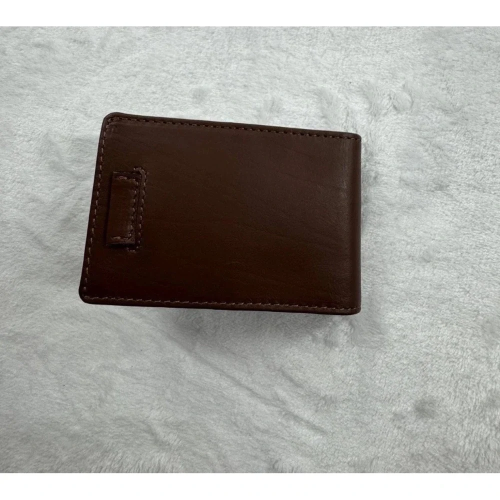 Quince‎ Money-Clip Wallet Men's Italian Chocolate Brown Leather Classic Handheld